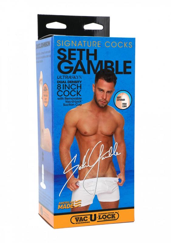 Signature Cocks - Seth Gamble Dildo With Vac-U-Lock