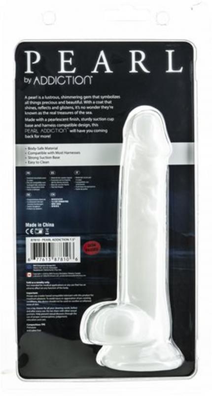 Addiction - Pearl Dildo With Suction Cup - 18 cm