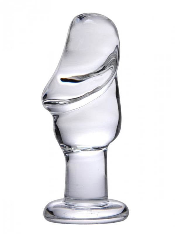 Asvini Glass Butt Plug - Transparent