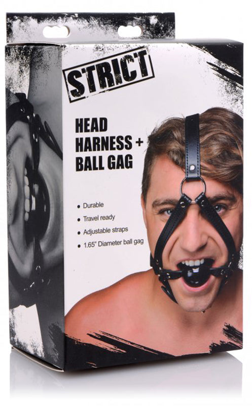 Head Harness With Ball Gag