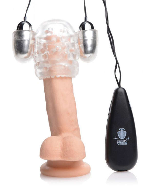 Dual Vibrating Penis Head Stimulator