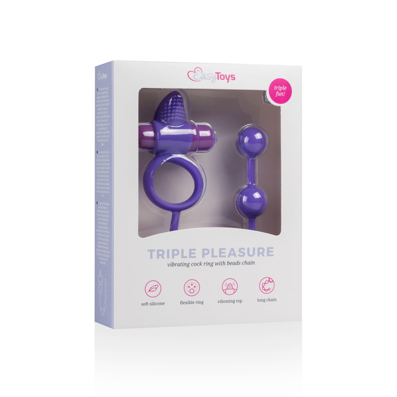 Triple Pleasure Couple Toy