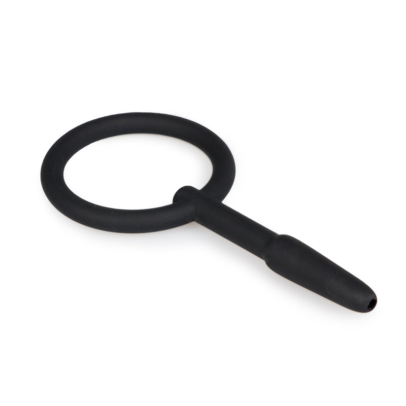 Hollow Silicone Penisplug With Pullring
